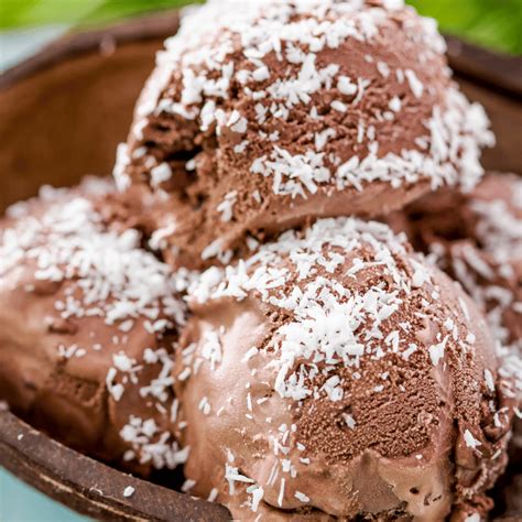 german chocolate ice cream recipe  coconut mama