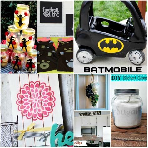 this huge round up of over thirty cricut projects is a definite post to pin lots of fun and