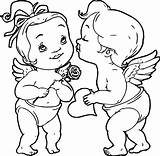 Cupid Wecoloringpage sketch template