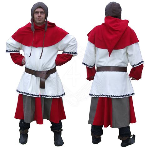 Medieval Drummer Costume Red Outfit4events