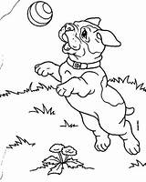 Bulldog Coloring Pages Ball French Dog Puppy Bull Georgia Color Catching Cute Printable Drawing Puppies Norman Rockwell Dogs Colouring English sketch template