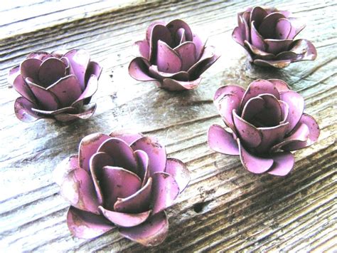 medium metal rose flowers  accents embellishments etsy