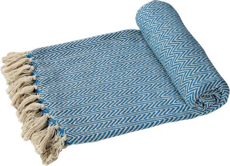 ehc cotton handwoven large cotton sofa throws single double bed throw arm chair covers teal