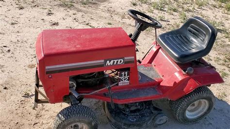 mtd   vintage riding mower review youtube