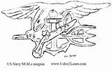 Navy Coloring Pages Seal Seals Team Getdrawings Drawing Printable Getcolorings sketch template