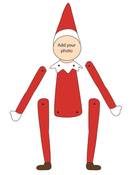 printable elf template  options freebie finding mom awesome elf