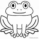 Frosch Ausmalbild Ausmalen Artus Downloaden sketch template