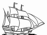 Coloring Pages Ship Boat Galleon Sailing Pirate Drawing Boats Pearl Printable Kids Speed Dragon Coloring4free Cargo Simple Line Color Sunken sketch template