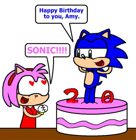 Today S Amy Rose S Birthday By Enophano On Deviantart