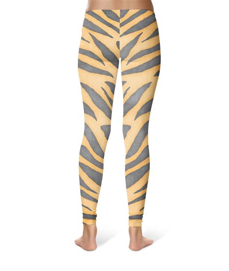 tiger print sport leggings leggings