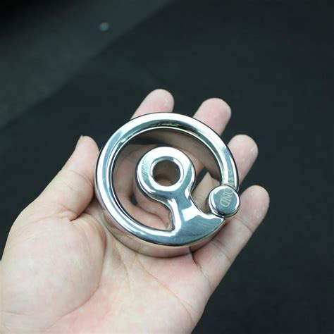 Stainless Steel Scrotum Pendant Penis Ring Testicle Ring Cylindrical