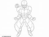Hit Dragon Ball Super Pages Coloring Printable Adults Kids sketch template