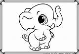 Elephant Coloring Baby Cute Pages Printable Drawing Color Elephants Ears Indian Print Kids Jungle Drawings Safari Getcolorings Colorings Getdrawings Dolphin sketch template