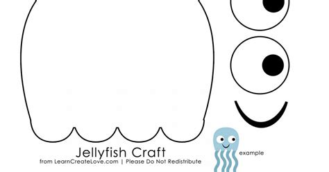 printable jellyfish craft template printable world holiday