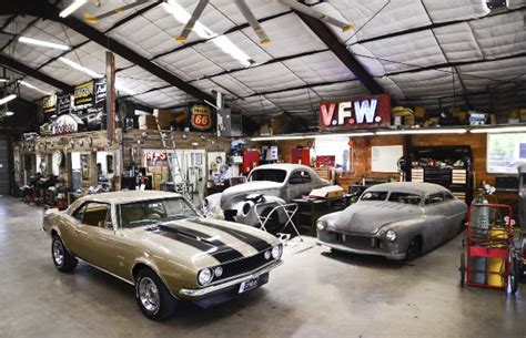 inside austin speed shop america s coolest custom car garage complex
