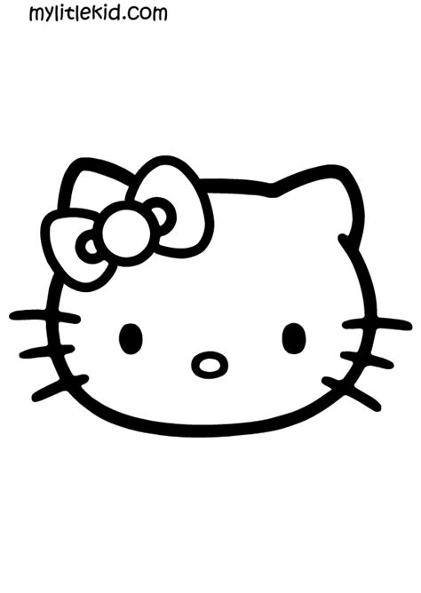 kitty coloring pages print
