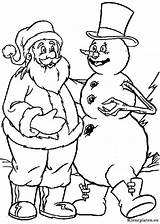 Sneeuwpop Kerst sketch template