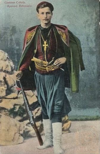 an old postcard shows a man dressed in medieval clothing