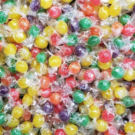 amazoncom candy retailer wrapped sour fruit balls hard candy  lb