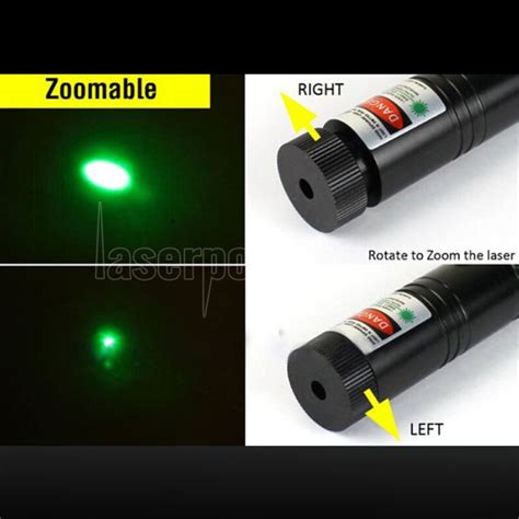 laser  mw green light high power laser pointer kit black