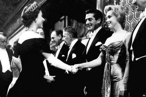 Marilyn Monroe Meets Queen Elizabeth 1956 There Is So
