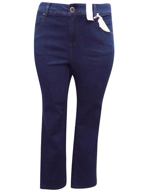3vans Indigo Cotton Rich Straight Fit 5 Pocket Denim Jeans Plus Size