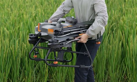 dji agras automated crop spraying drone drone ag