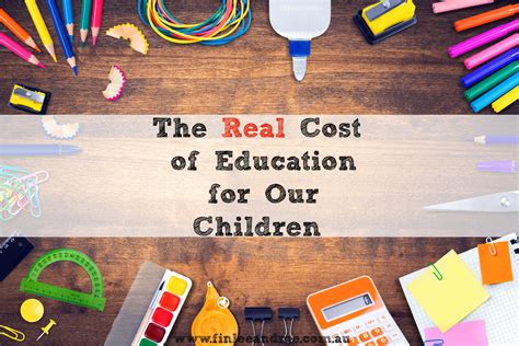 real cost  education   children finlee