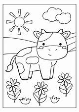 Kawaii Animals Educational sketch template