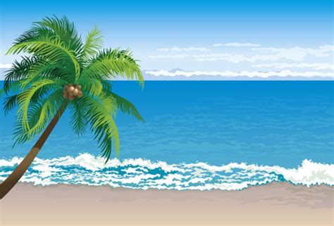tropical beach clipart free vector download 4 113 free