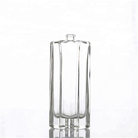 Unique Shaped 100ml Special Design Clear Glass Perfume