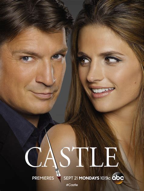 ‘castle season 8 poster — rick and kate tvline