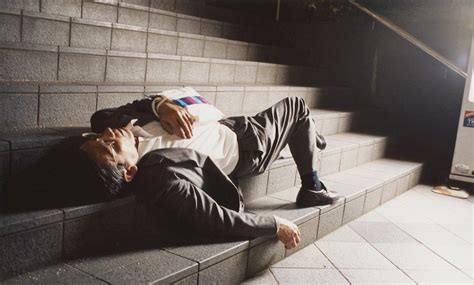 photos of drunk exhausted japanese salarymen the absolute