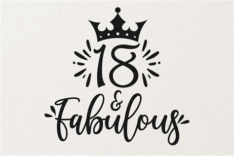 fabulous  birthday design silhouette svg png etsy