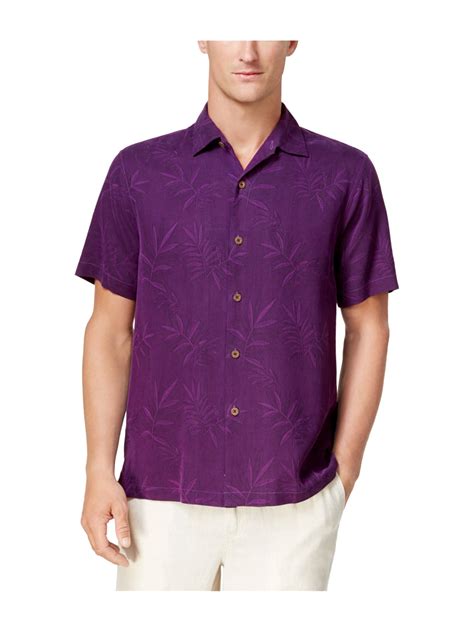 tommy bahama tommy bahama mens luau floral button  shirt