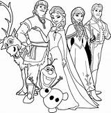 Frozen Coloring Disneys Colouring Hit Cast Printable Movie Pages sketch template