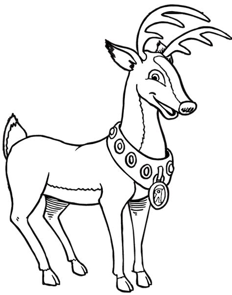 printable deer pictures coloring home