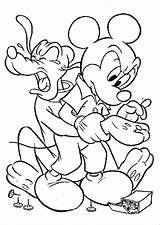 Mickey Mouse Coloring Pages Learning sketch template