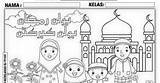 Mewarna Isra Mikraj Israk Kertas Kerja Kanak Palestina Masjidil Aqsha Skoloh Embun Haram Makkah sketch template