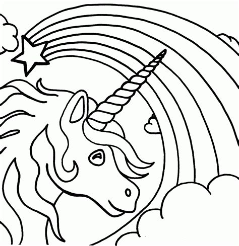 printable unicorn coloring page   printable unicorn