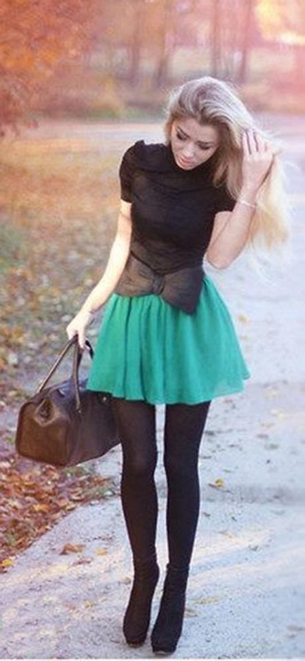 48 Best Mini Skirt And Boots Images On Pinterest Fall Winter Woman