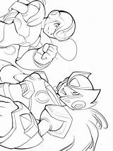 Coloring Pages Mega Man Printable Boys sketch template