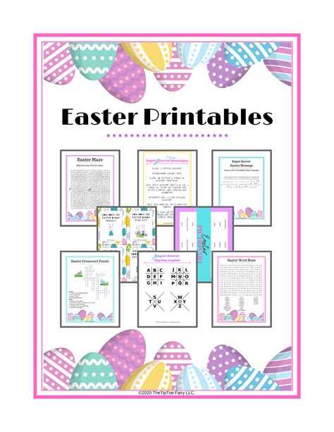 printable easter puzzles  coloring pages  tiptoe fairy