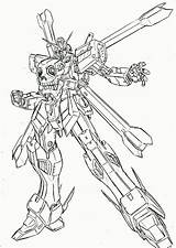 Gundam Coloring Pages Mobile Suit Anime sketch template