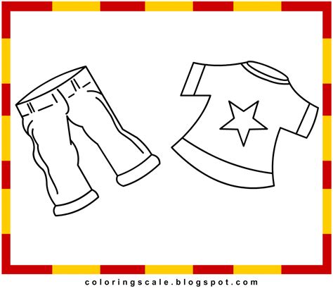 coloring pages printable  kids clothes coloring pages  kids