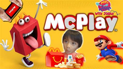 mcplay app happy meal playtime with josiah youtube