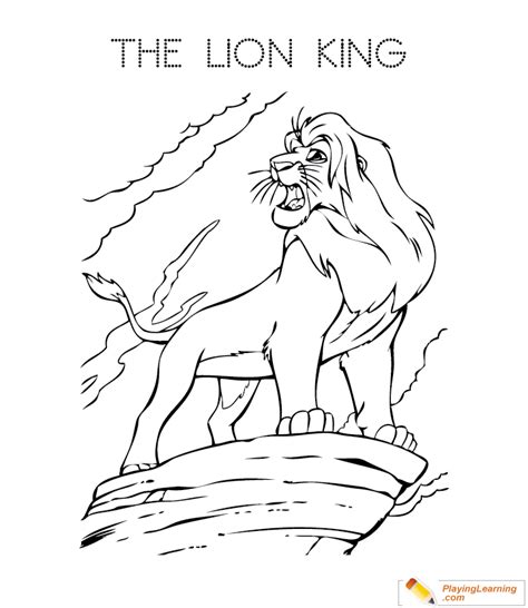 lion king coloring page    lion king coloring page