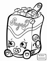 Coloring Cupcake Pages Shopkins Queen Dolls Getcolorings sketch template
