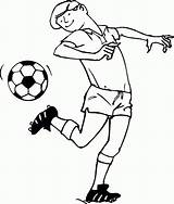Coloring Pages Football sketch template