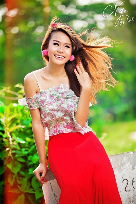 Myanmar Celebrities Myanmar Cute Model Girl Nan Myat